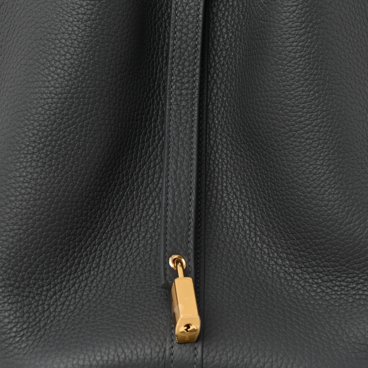 Hermes Taurillon Clemence Picotin Lock 22 MM Ardoise 8 of 10