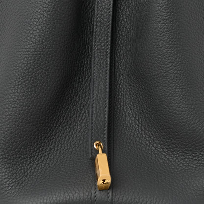 Hermes Taurillon Clemence Picotin Lock 22 MM Ardoise 8 of 10