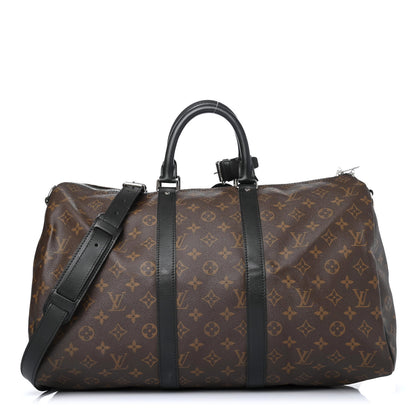 Louis Vuitton Monogram Macassar Keepall Bandouliere 45 1 of 5