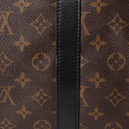 Louis Vuitton Monogram Macassar Keepall Bandouliere 55 14 of 22