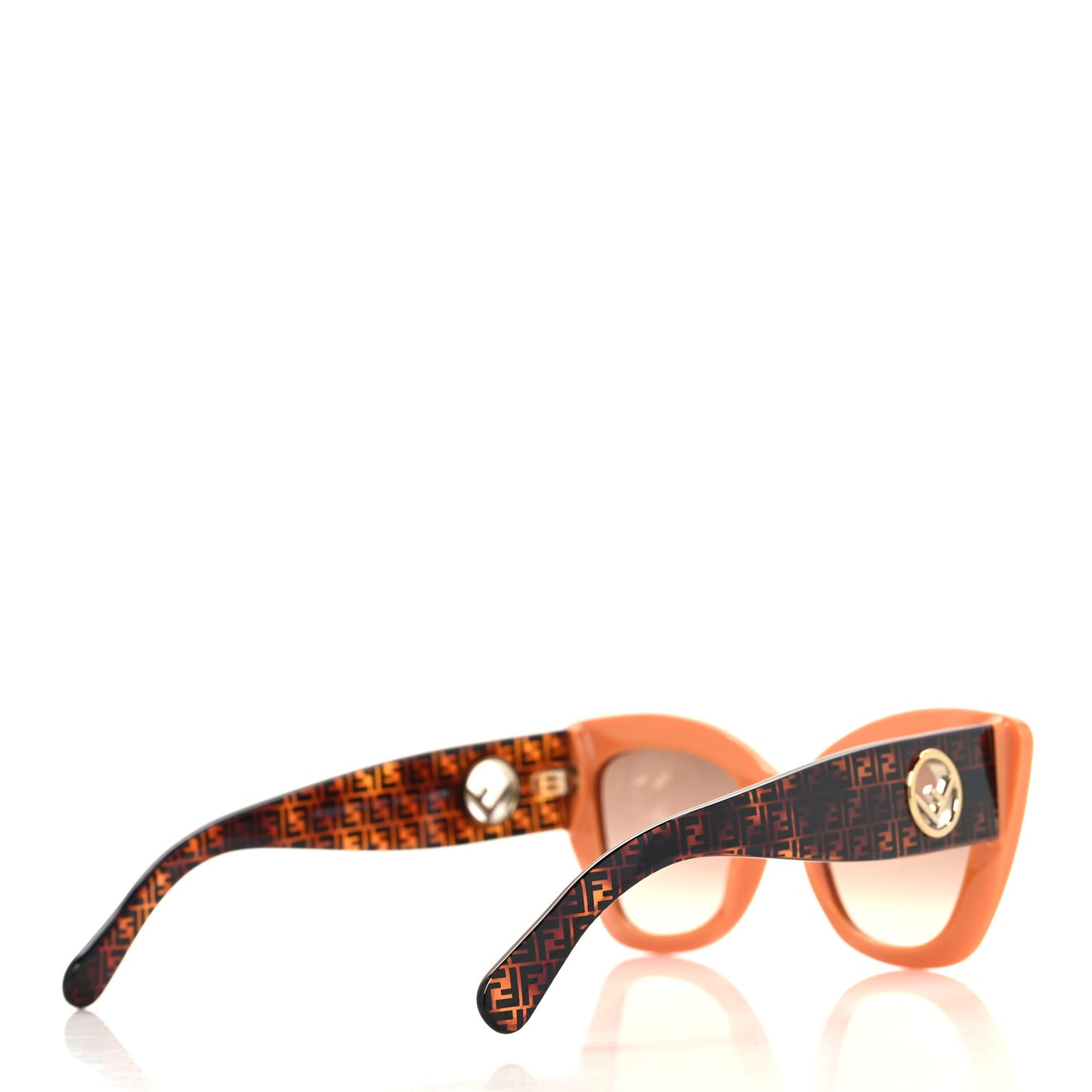Acetate F is Fendi FF 51mm Cat Eye Sunglasses 0327/S Tortoise Orange