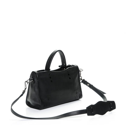 Balenciaga Veau Soyeux Perforated Blackout Hardware S City Black 3 of 6