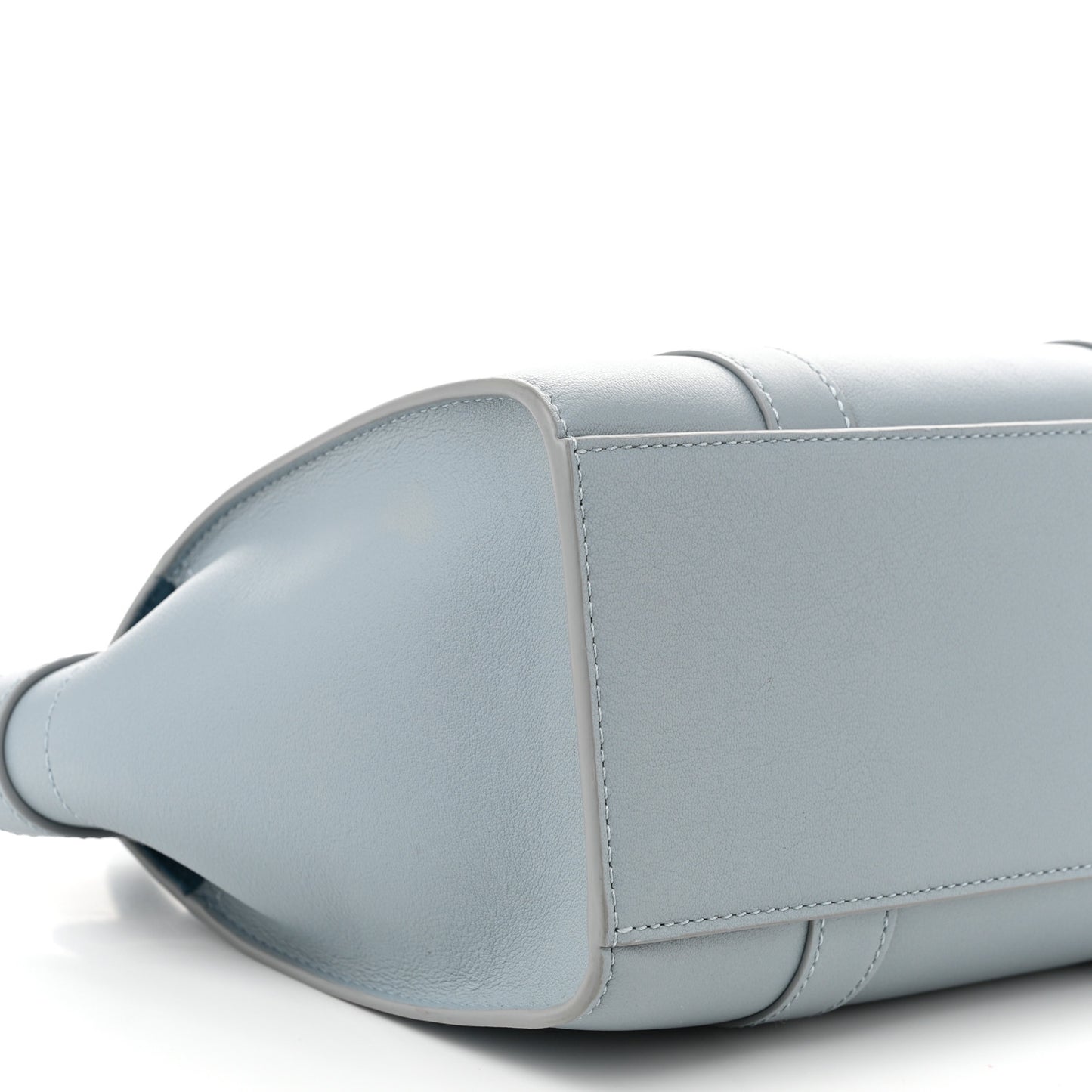 Silky Calfskin Mini Zipped Bayswater  Cloud