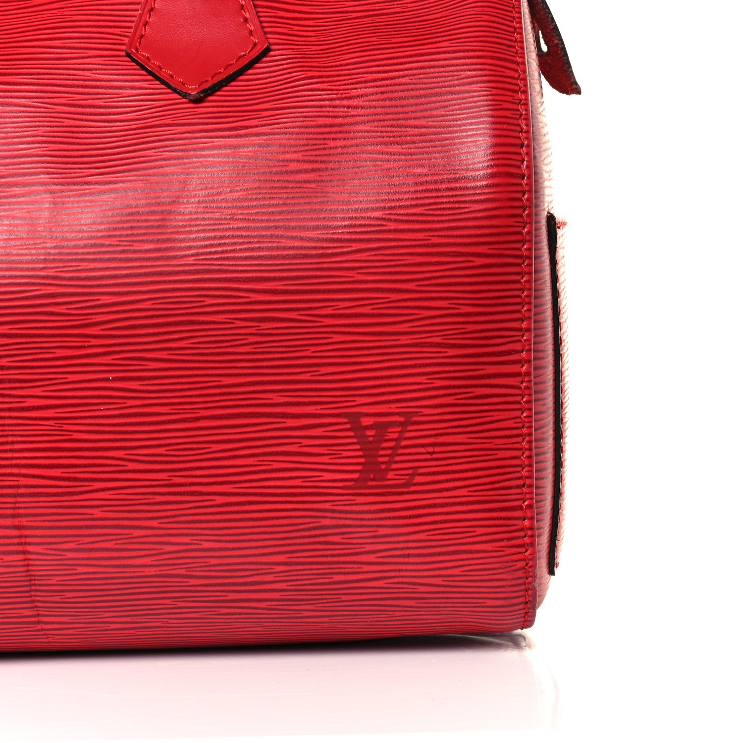 Louis Vuitton Epi Speedy 25 Castillan Red 7 of 13