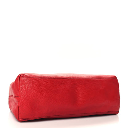 Gucci Cellarius Calfskin Medium Soho Chain Shoulder Bag Vibrant Red 4 of 10