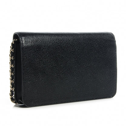 Chanel Caviar Timeless Wallet on Chain WOC Black 3 of 9