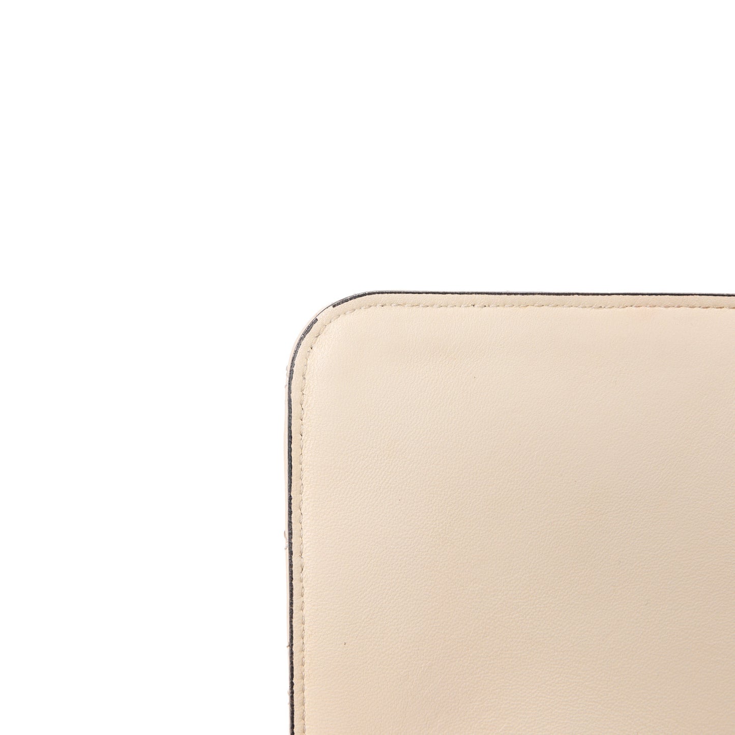 Nappa Quilted Medusa Chain Crossbody Beige