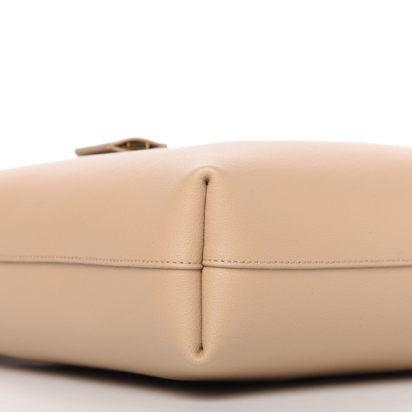 Calfskin Toy Shopping Tote Nude Powder