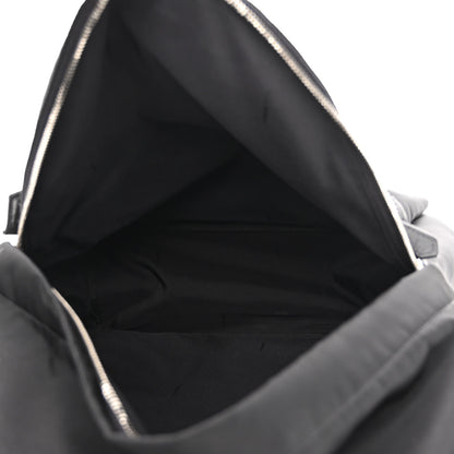 Fendi Nylon Vitello Elite Monster Eyes Rounded Backpack Black Yellow 5 of 10