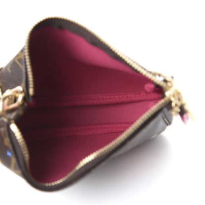 Louis Vuitton Monogram 2020 Christmas Animation Roller Coaster Mini Pochette Accessories Pivoine 4 of 7