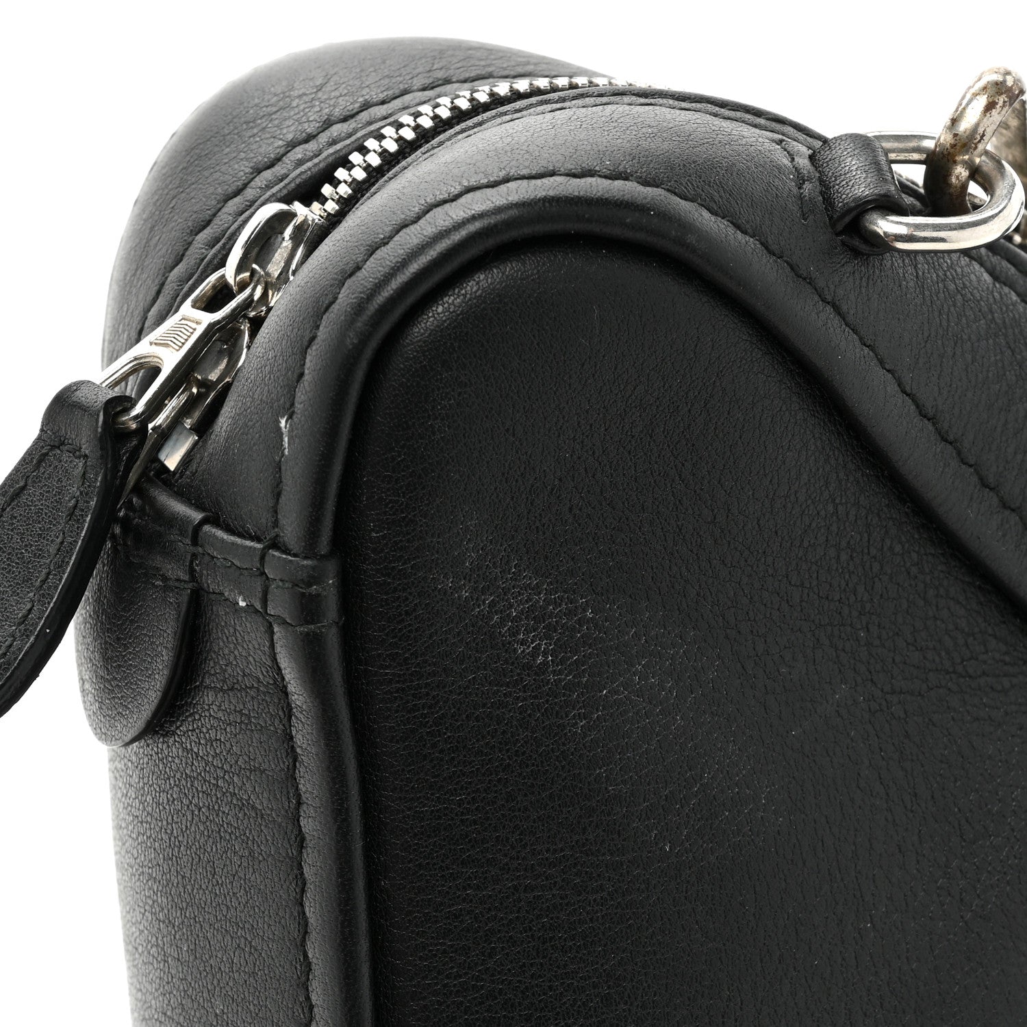Balenciaga Calfskin XS Triangle Chain Duffle Black 14 of 14