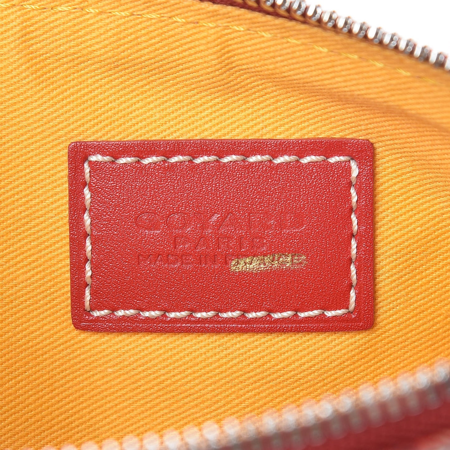Goyardine Senat Pochette PM Red
