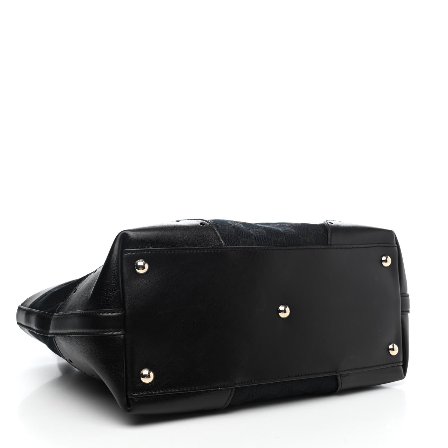 Gucci Monogram Large Punch Tote Black 3 of 4