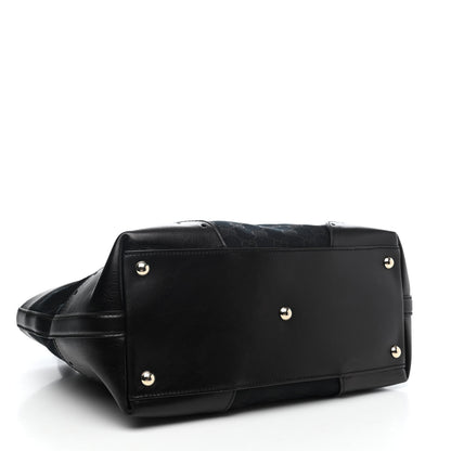 Gucci Monogram Large Punch Tote Black 3 of 4