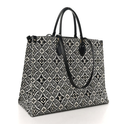 Louis Vuitton Jacquard Since 1854 Onthego GM Grey 3 of 9