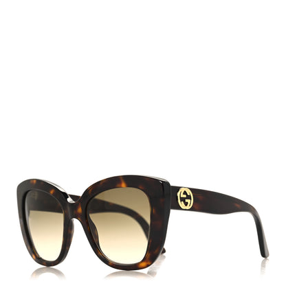Gucci Acetate Sunglasses GG0327S Tortoise 1 of 8