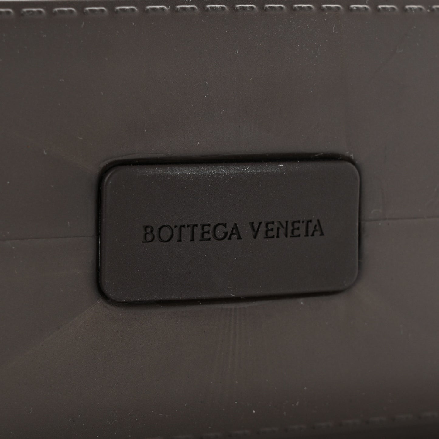Rubber Intrecciato Mini Arco Tote Dark Brown