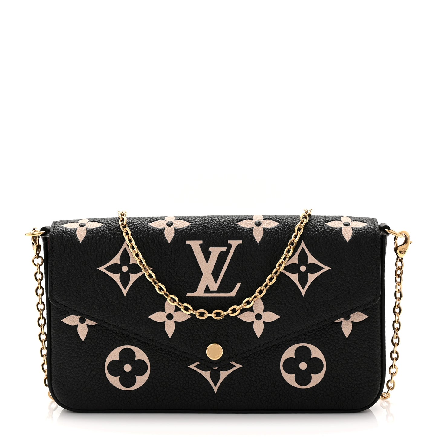 Empreinte Monogram Giant Felicie Pochette Black Beige