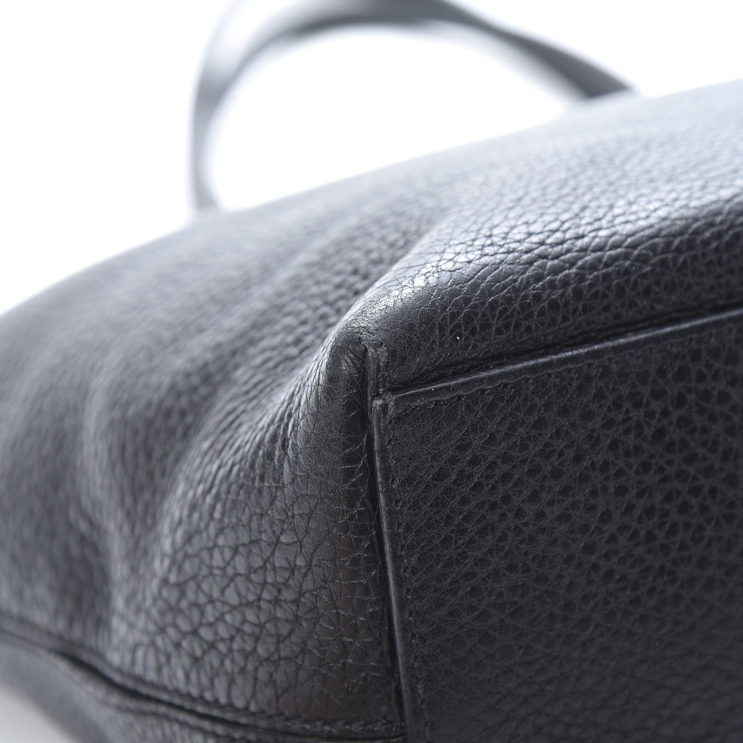 Valentino Garavani Grained Calfskin Rockstud Shoulder Tote Black 14 of 18
