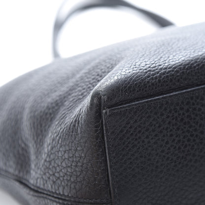 Valentino Garavani Grained Calfskin Rockstud Shoulder Tote Black 14 of 18