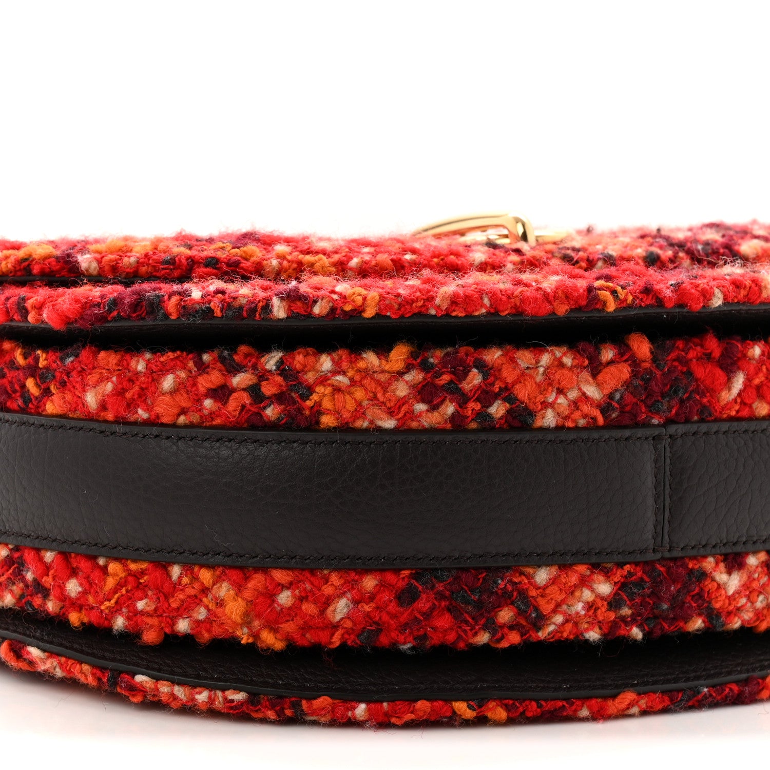 激レア BURBERRY GOLF ウエストポーチ レッド Burberry Tweed Check Medium Rocking Horse Crossbody Red Black