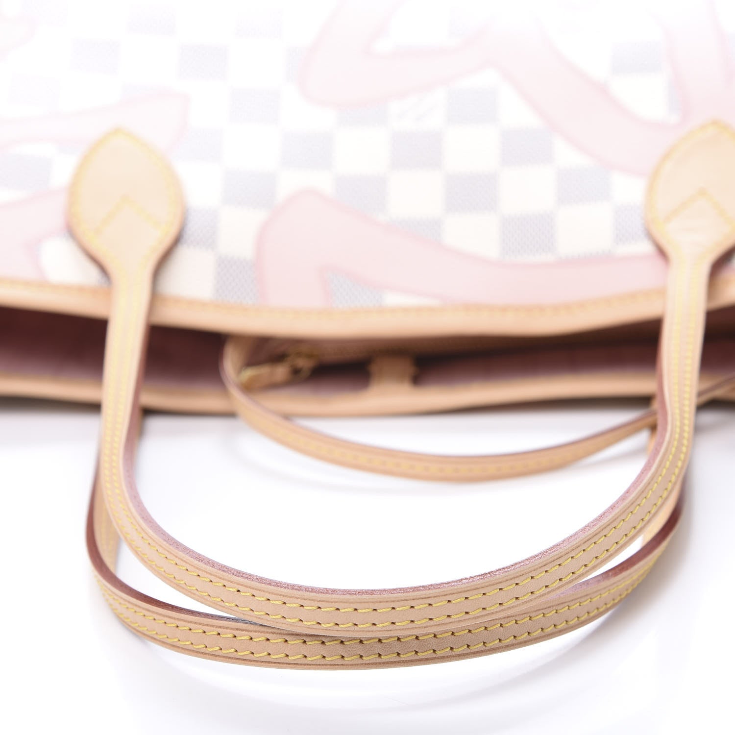 Louis Vuitton Damier Azur Tahitienne Neverfull MM 11 of 13