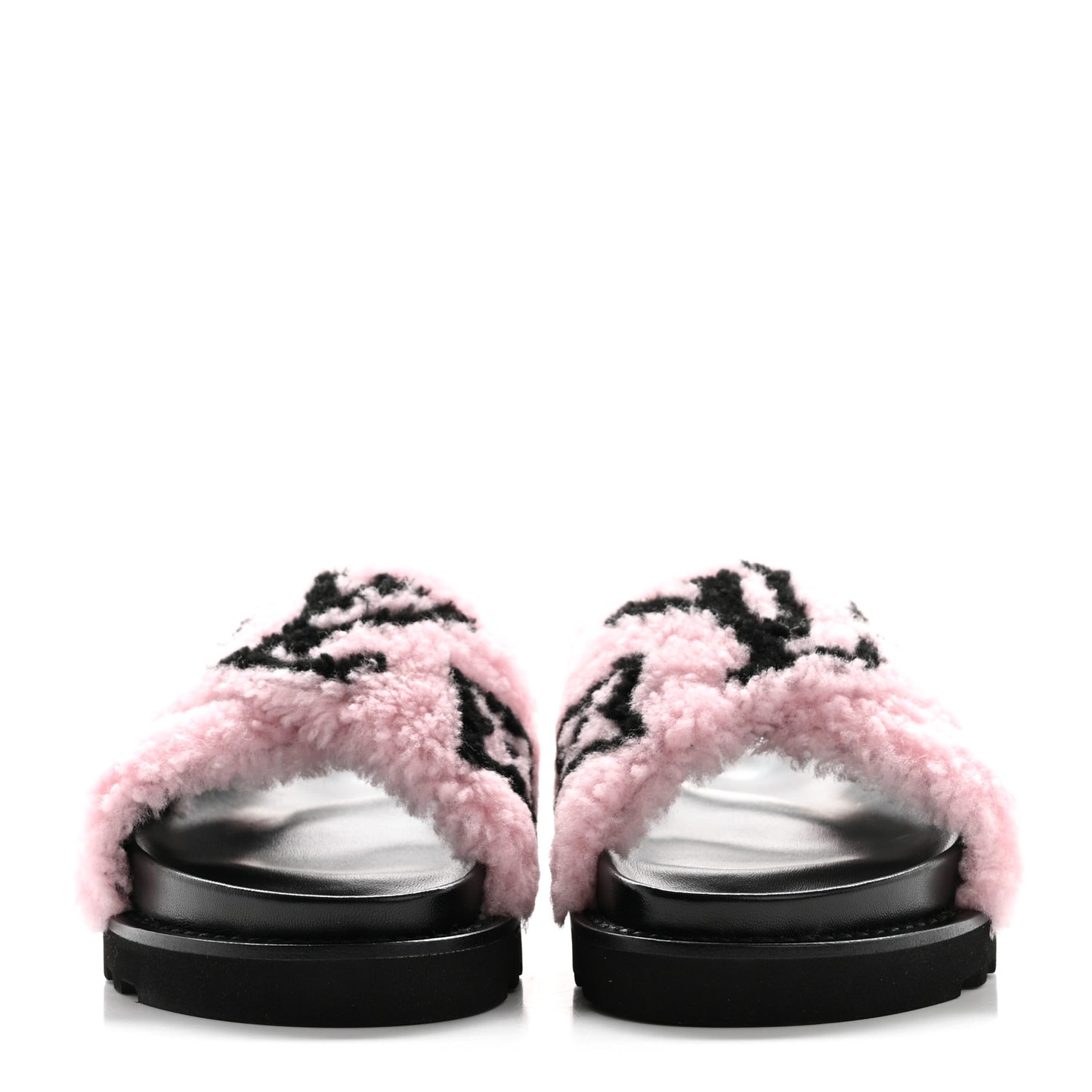 Shearling Paseo Sandals 36 Pink