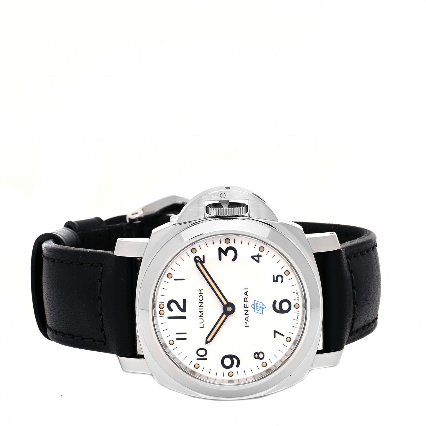 Stainless Steel Calfskin 44mm Luminor Base Logo Manual Winding Watch PAM00630