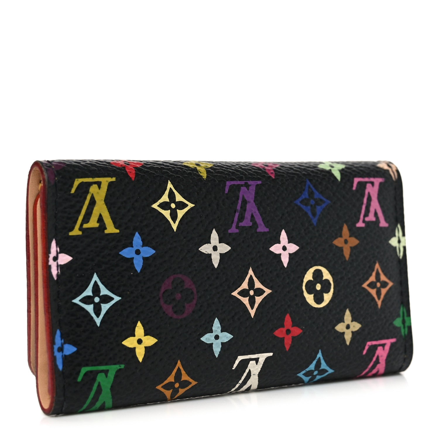Louis Vuitton Monogram Multicolor Multicles 4 Key Holder Black 3 of 6
