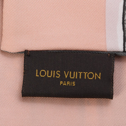 Louis Vuitton Silk Monogram Trunks Bandeau Rose Poudre 4 of 5