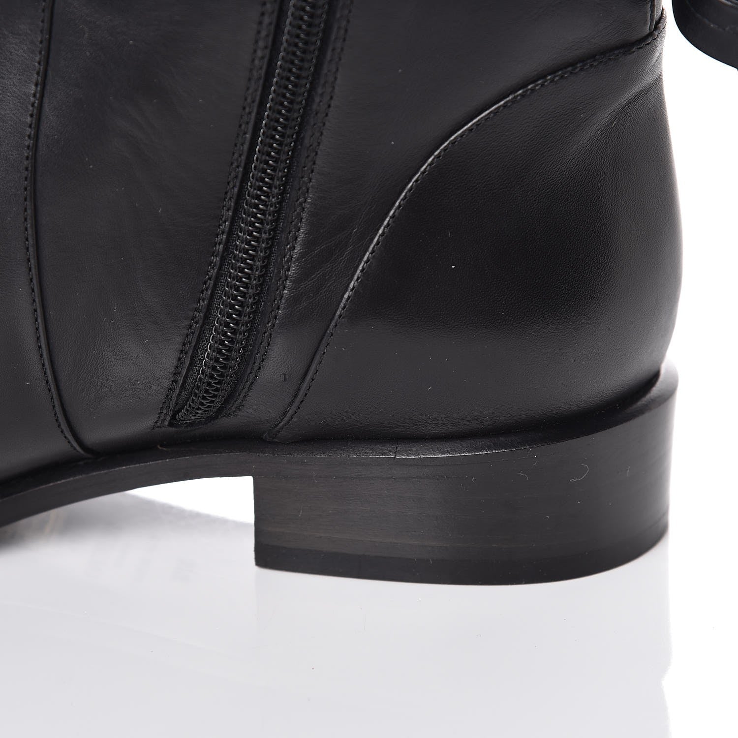 Valentino Garavani Calfskin Multi Bow Over the Knee Boots 38.5 Black 8 of 8