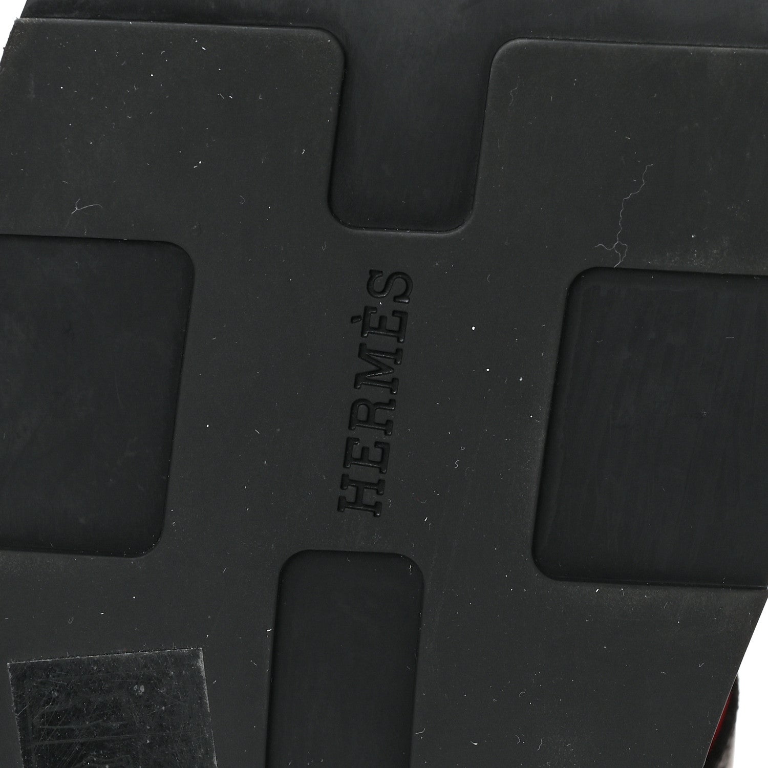 Hermes Technical Canvas Calfskin Goatskin Womens Player Sneakers 35 Rouge Black 6 of 9