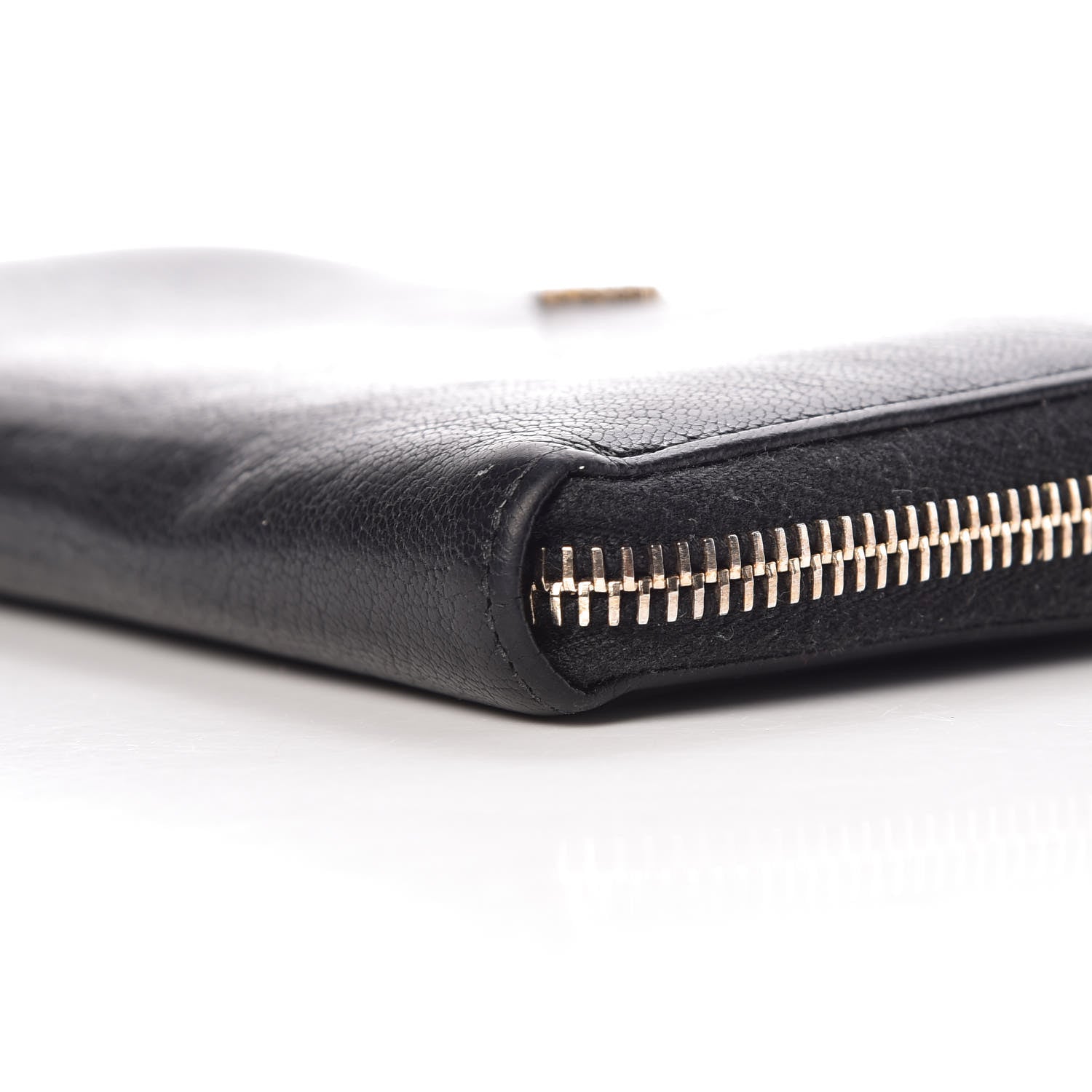 Mulberry Natural Leather Tree Zip Around Long Wallet Black 8 of 8