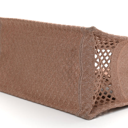Christian Dior Mesh Embroidered Medium Book Tote Clay 9 of 11