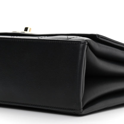 Chanel Calfskin Stitched Large Flap Black 10 of 10