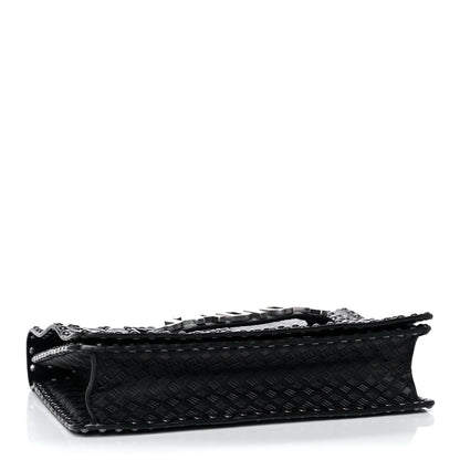 Christian Dior Calfskin Studded Dio(r)evolution Flap Bag Black 3 of 8