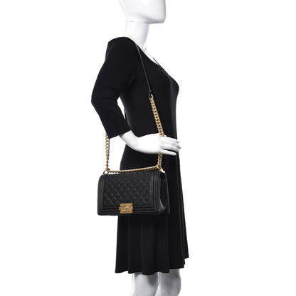 Chanel Caviar Quilted Small Boy Flap Black 2 of 11