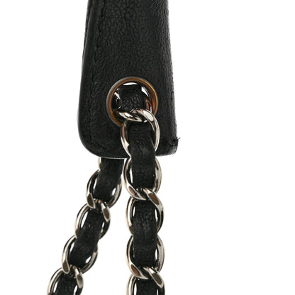 Chanel Calfskin Diamond Stitch Accordion Flap Black 14 of 21