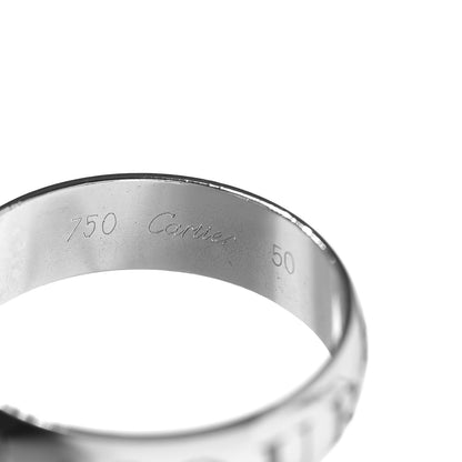 Cartier 18K White Gold 98 Xmas Limited Trinity Ring 50 5.25 4 of 6