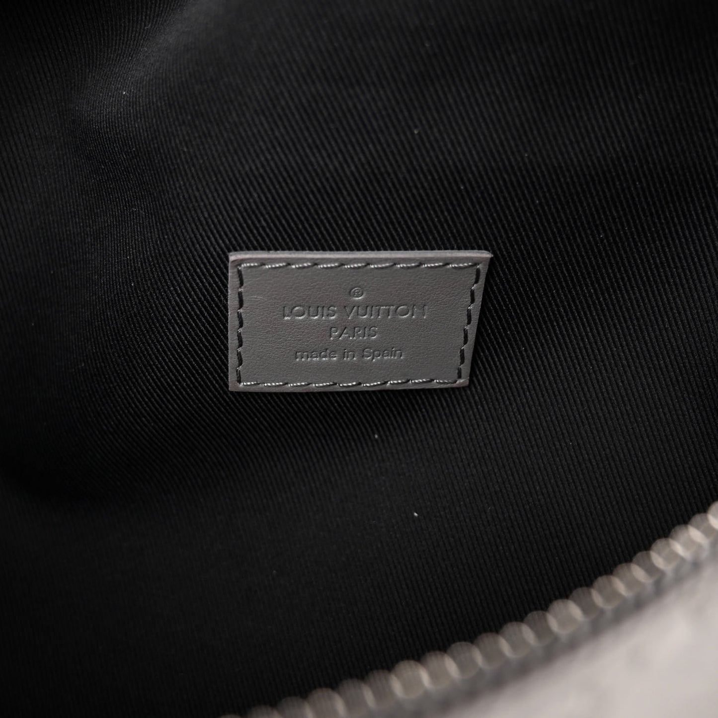 Calfskin Monogram Shadow Discovery Bumbag PM Gray