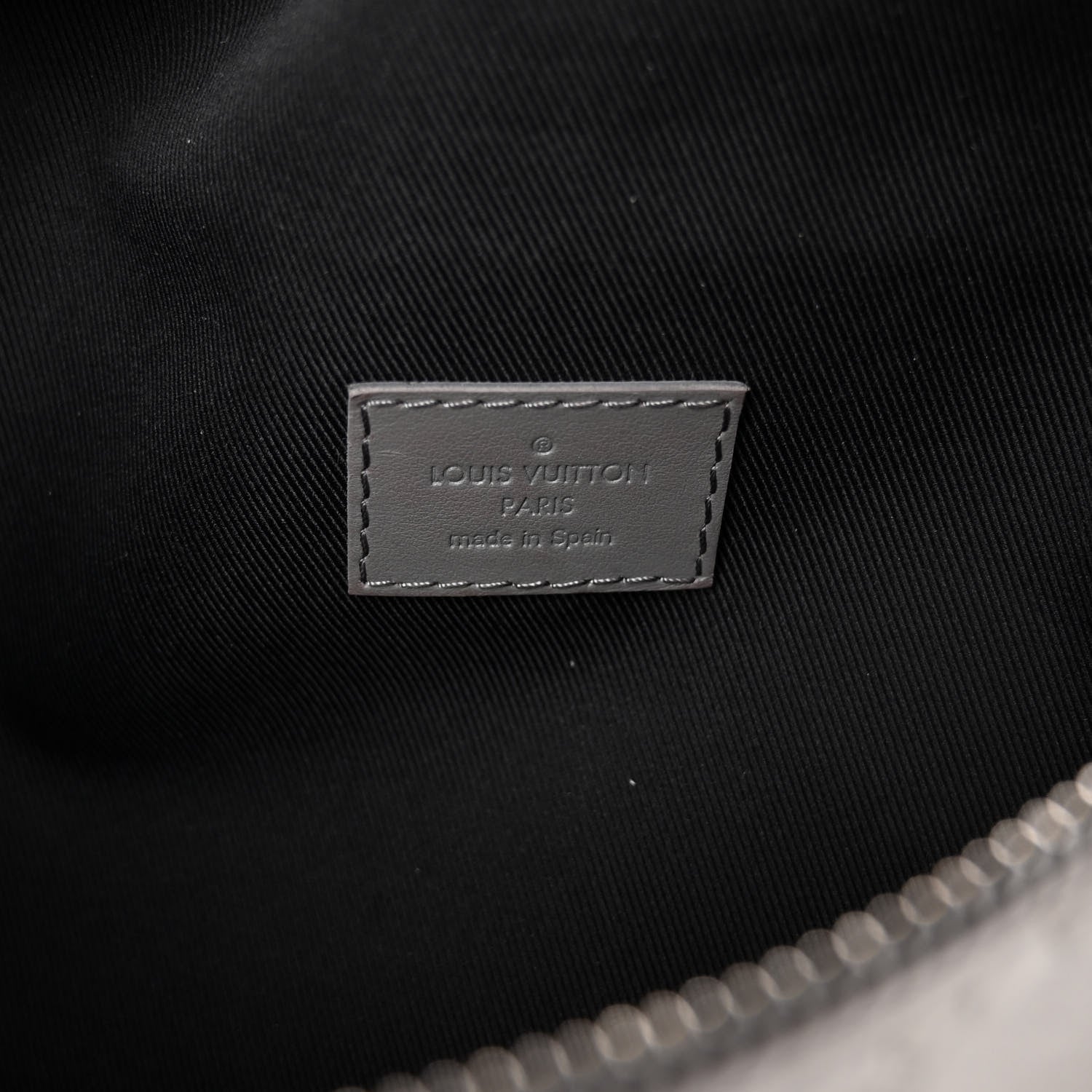 Louis Vuitton Calfskin Monogram Shadow Discovery Bumbag PM Gray 6 of 13