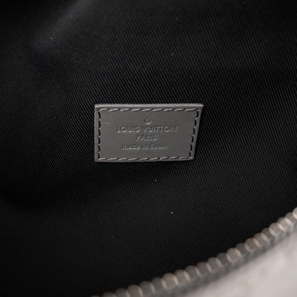 Louis Vuitton Calfskin Monogram Shadow Discovery Bumbag PM Gray 6 of 13
