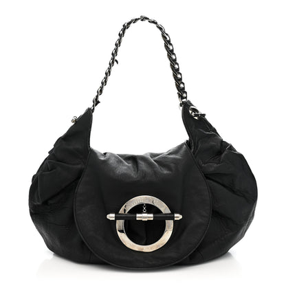 Christian Dior Lambskin Jazzclub Shoulder Bag Black 1 of 21