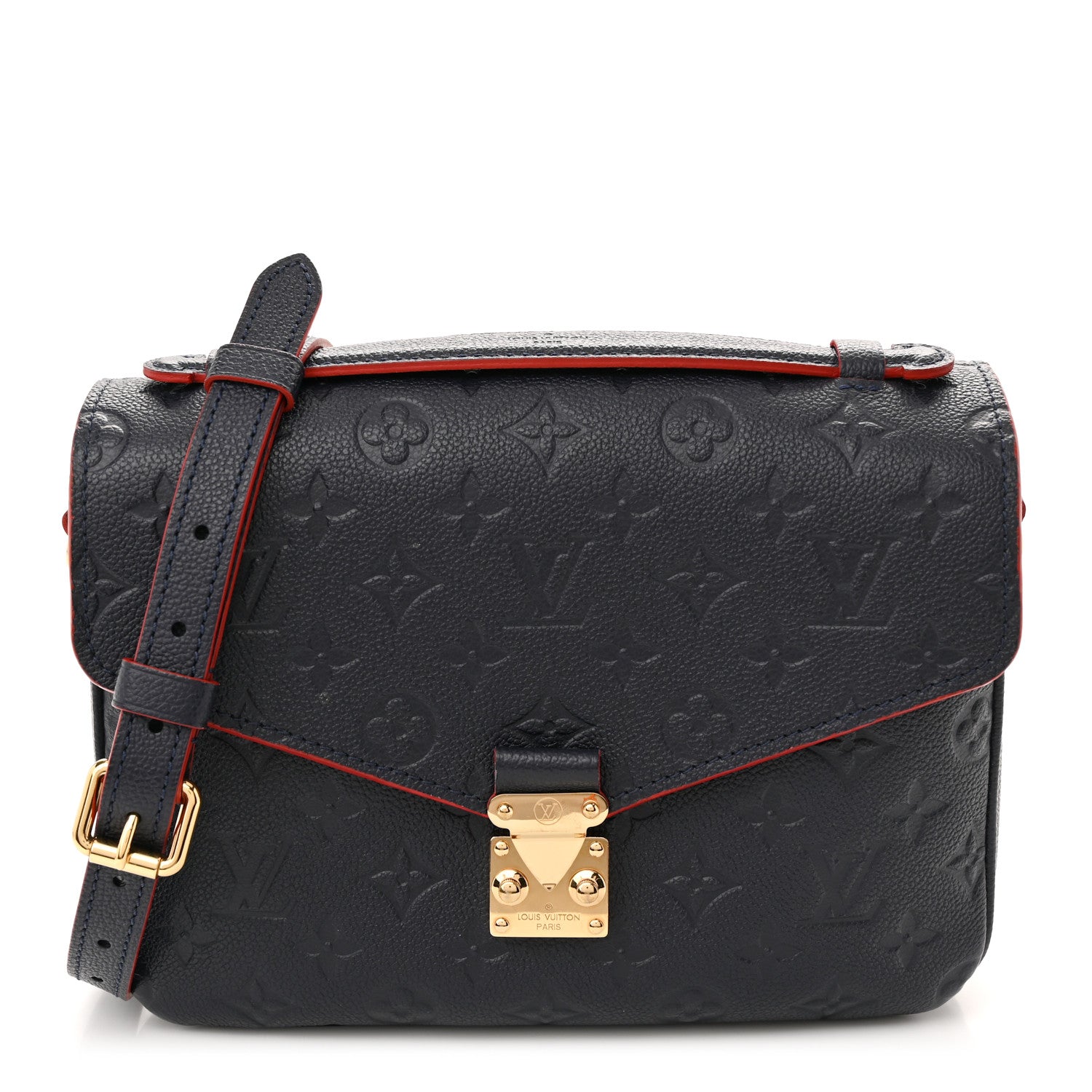 Louis Vuitton Empreinte Pochette Metis Marine Rouge 1 of 10