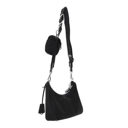 Prada Nylon Re-Edition 2005 Shoulder Bag Black 3 of 10