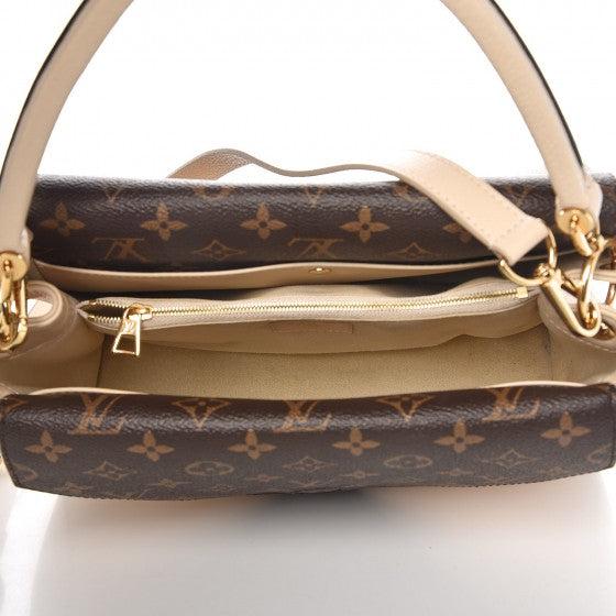 Louis Vuitton Grained Calfskin Monogram Double V Creme 6 of 14