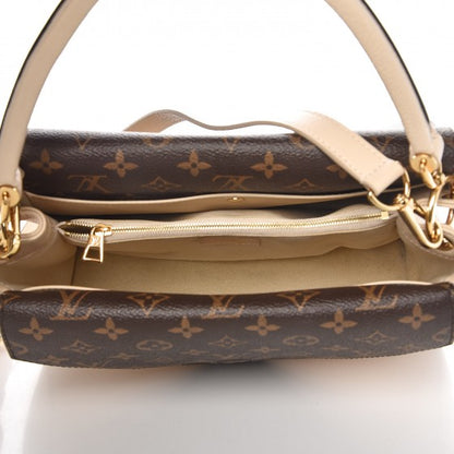 Louis Vuitton Grained Calfskin Monogram Double V Creme 6 of 14