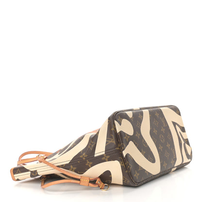 Louis Vuitton Monogram Tahitienne Saint Barth Neverfull MM 4 of 15