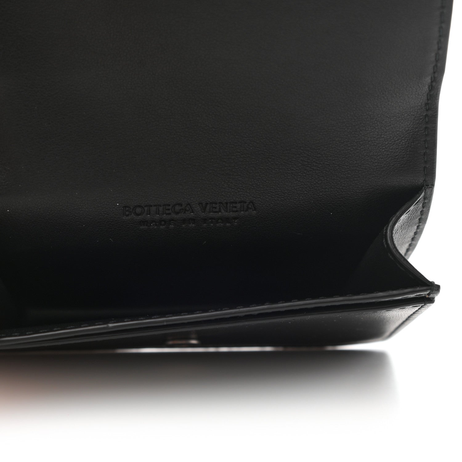 Bottega Veneta Nappa Intrecciato Card Holder Black 5 of 6