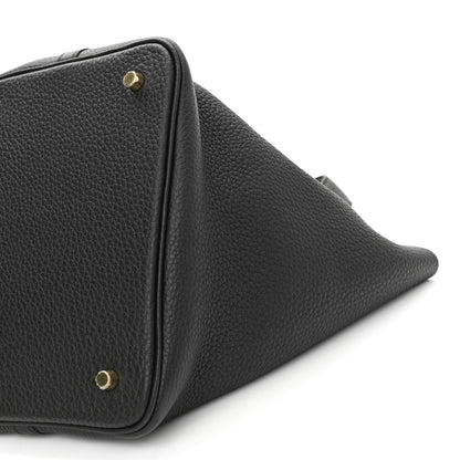 Hermes Taurillon Clemence Picotin Lock 22 MM Black 10 of 10